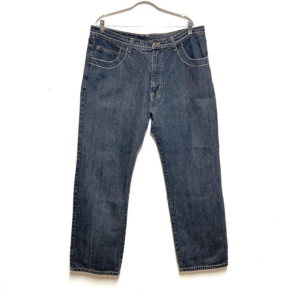 Karl Kani Gold Vintage Smoke Black Relaxed Jeans Sz 38/34